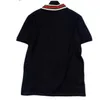 Herren-Polo-Designer-Poloshirt, kurzärmeliges, locker sitzendes Paris-T-Shirt mit Kragen für Herren, Tiger XLLR