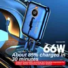 Gratis anpassade logotyp Power Banks 66W Super Fast Charging 10000mAh för Huawei P40 Laptop PowerBank Portable Extern Batteriladdare för iPhone Xiaomi