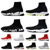 Designer socks shoes Men Speeds Graffiti Trainers 1.0 2.0 Platform mens runner Lace Up black white Neon sock shoe womens Sneaker Classic speed trainer Casual sneakers