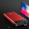 Bezpłatne dostosowane logo 20000 mAh Power Banks Szybki ładunek 2USB Szybkie ładowanie przenośne zasilanie dla Samsung Xiaomi Mi iPhone Bezpłatna wysyłka