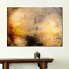 Romântica Seascape Lona Arte Luz e Cor Teoria de Goethes Joseph William Turner Pintura Arte Artesanal Decoração de Apartamento