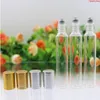 10ml ball bottle transparent glass for small liquid perfume and other packaging refillable bottles lidshipping Rkdsw