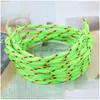 Bracelets à breloques Neon Rope Woven Friendship Party Jewelry 4 couleurs assorties Bracelet Drop Delivery Dhl6J