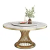 Moda nordycka style obiadowe meble do pokoju okrągłe stół metalowy cylinder kawy biurko do domowego balkonu w restauracji