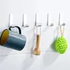 Mehrzweck-Wand-Organizer-Haken hinter der Tür, Schlüssel-Kleiderbügel-Haken, Badezimmer-Bademantel-Handtuchhalter, Küchen-Hardware-Regalhaken