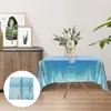 Table Cloth Aluminum Glossy Tablecloth Disposable Cover Birthday Kids Party For Tablecloths