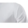 Camisas casuais masculinas masculino de linho de linho Men de manga curta Man Blush Collar Standing Collar Summer 2023