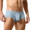 Underpants tauwell 2023 남자 권투 선수 메쉬 통기성 섹시한 속옷 복서 복서 쇼트 낮은 허리 수컷 팬티