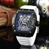 2023 Últimos Relógios Masculinos de Luxo RCD Designer Relógios Moda Negócios Relógios de Quartzo com Diamante Relógios Clássicos com Pulseira de Resina Relógios Legais