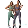 Stroje jogi kamuflaż ciasne bioder push up fitness legginsy kobiety spodnie sportowe trening jogging bieganie gimnazjum sportowe femme