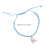 Chain Colorf Thread Braided Bracelets I Love You Mom Lucky Jewelry For Mum Charm Mothers Day Gift Family Bless Rope Bracelet Drop Del Dhgas