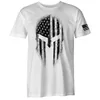 Kurze Herren-T-Shirts aus hochwertiger 100 % Baumwolle, superweicher Stoff, solides Kurzarm-Designer-T-Shirt mit bedruckten Sommer-T-Shirts mit Ironman-amerikanischen Flaggen