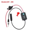 New Universal FM Radio Signal Anti-interference Enhance Car Antenna Signal Amplifier Set AM Auto Electronic Amp Accessories 12V