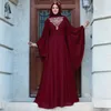 Etnik Giyim Gevşek Müslüman Dua Elbise Kadınlar Uzun Kollu Büyük Salıncak Kaftan Türkiye Abaya Dubai Khimar Başörtüsü Çöp Longue Jilbab Niqab