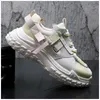 Haute qualité automne Designer hommes chaussures de sport maille tissu respirant antidérapant décontracté luxe mâle plate-forme baskets