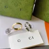 Anéis de luxo Star Sterling Silver Rings para homens e mulheres, engajamento de designers e anéis de casamento, anéis de ouro e diamante, Clover Ri