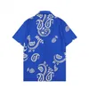 Designer Shirt Mens Button Up Shirts imprimer chemise de bowling Hawaii Floral Casual Shirts Hommes Slim Fit Robe à manches courtes T-shirt hawaïen M-3XL U10