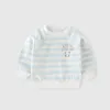 Ensembles de vêtements Pulls pour enfants Bébés garçons Sweats à capuche Tout-petits filles Printemps Automne T-shirt à manches longues col rond Vêtements pour enfants Chemise de fond 230609