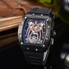 2023 Últimos Relógios Masculinos de Luxo RCD Designer Relógios Moda Negócios Relógios de Quartzo com Diamante Relógios Clássicos com Pulseira de Resina Relógios Legais