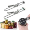 Openers Can Opener Adjustable Stainless Steel NonSlip Multifunction Manual Jar Bottle Lid Gadget Home Gadgets Accessories 230609