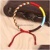 Bracelets à breloques Noeud Tibétain Colorf Charms Pour Chance Style Uni Drop Delivery Jewelry Dhlxh