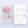 False Nails 24Pcs Artificial Long Lasting No Harm To Press On Full Cover Nail Salon Accessory