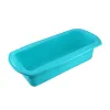 Moules de cuisson Silicone de qualité alimentaire Double oreille rectangulaire Silicone plateau à pain pain grillé moule JN10