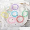 Kralen Pop Crystal Armband Strengen Voor Kinderen Sieraden Mode Leuke Armbanden Studenten Meisjes Sieraden Drop Levering Dhmp4