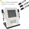 3 in 1 macchina RF facciale per ossigeno Ultrasuoni spray per infusione di ossigeno ad acqua RF Macchina per il viso a getto di ossigeno anti-età in vendita
