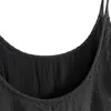 Vestidos Vestuário Roupas Femininas Vestido Slip com alças pretas