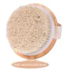 Naturlig exfolierande borst Badborste trägropp Massage Spa Dry Brush - Bad Borste Set Bathing Body JN10