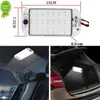 Nuovo 48 LED 12V-24V Pannello luminoso per interni auto Lampada da lettura Luci cabina ad alta luminosità per camper Barca Van Camion Camper Striscia luminosa