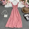 Casual Dresses Women Dress Cut Out Sexy Split Off Shoulder Backless Party Vestido Korean Chic Fashion Robe