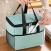 Bento Boxes Scatola termica per il pranzo Uomo Donna Viaggio Borsa da picnic portatile per alimenti freddi Custodia termica per bambini con cinturino 230609