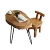 Mobilier de camping bois balcon loisirs Table à manger ensemble 2 chaises café petit thé pique-nique extérieur jardin