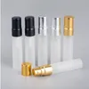 100 parça/lot 5ml mini parfüm sprey şişeleri Froste cam atomizer taşınabilir seyahat kozmetik konteyner vncpj