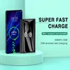 Бесплатная индивидуальная логотип 20000 мАч беспроводной быстрого зарядки банк 40w Super быстро зарядка цифровой дисплей Внешняя батарея для iPhone Xiaomi Samsung