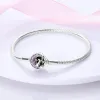 925 Серебро для Pandora Charms Jewelry Beads Bead Bead Pendant Diy Love Love Snake Chain Braclet Craw Bracelet