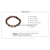 Beaded 8Mm Tiger Eye Beads Bracelet Fashion Jewelry Wholesale Natural Stone With Buddha Charm Men Bracelets Bangle Drop Delivery Dh7Zo