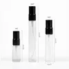 5ml 10ml 15mlアルミニウムアトマイザー香水ガラススプレーボトル補充可能な空の化粧品コンテナ旅行コンテナhctep