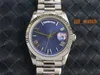 EW Watch Upgrade V2 Rozmiar 40 mm z 3255 Ruchem Dual Calendar Wyświetlacz Sapphire Crystal Mirror Drobne stalowe paski wodne Watodalne zegarki designerskie