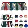 Mäns shorts Rhude Designer Shorts Mens Fashion Beach Pants Sports Fitness Luxury High Quality Shorts Summer Casual mångsidig snabb torkning av andningsbara nätbyxor HDM