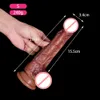 Wizened Dildos Skin Venes Vivid Lesbiche Gay Unisex Giocattoli Neri Oversize Stallion False Penis Sexual Pleasure Masturbator Passion Sex Climax AV SM Magic Wands Rods