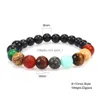 Perlé Univers Planète Bracelets Pierre Naturelle Yoga Chakra Bijoux Pour Hommes Femmes Drop Delivery Dh3Sg