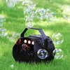 Novelty Games LED Bubble Machine Stage Effect With Remote Control Wedding Scene Romantic Bubble Decoration Family Business Activities Toy 230609