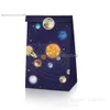 Verpakking Zakken Star Space Party Bag Verjaardag Snoep Cadeau Papieren Zak22X12X8Cm Drop Delivery Ottbg