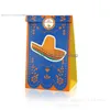 Present Wrap Theme Birthday Party Candy Bag Paper Mexico Brown Bag22x12x8cm Drop Delivery Otwli
