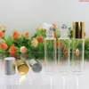 10ml ball bottle transparent glass for small liquid perfume and other packaging refillable bottles lidshipping Rkdsw