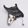 1Set Promocja (SSS) Black Alnico Single Coil Electric Guitar Pickguard Pickposs Załadowane wstępnie do gitary FD ST w stylu ST