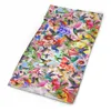 Bandanas Oiseaux Colorés Bandana Colibris Et Fleurs Crème Solaire De Pêche Couverture De Cou Vintage Mode Head Wrap